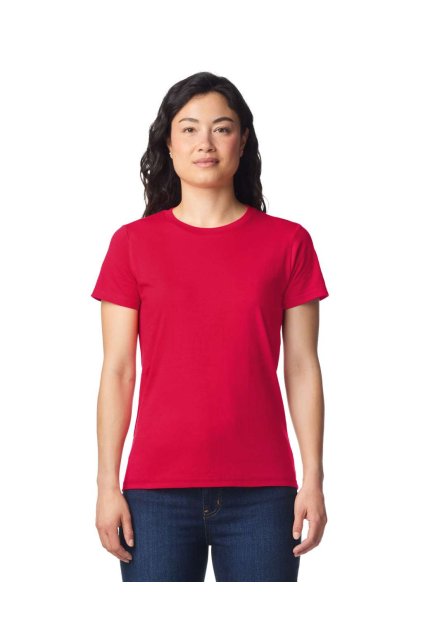 SOFTSTYLE® MIDWEIGHT WOMEN'S T-SHIRT White (Vyberte barvu bílá, Velikost S)