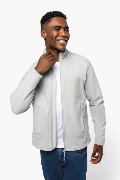 UNISEX ECO-FRIENDLY MICRO-POLARFLEECE JACKET Black (Vyberte barvu černá, Velikost XS)