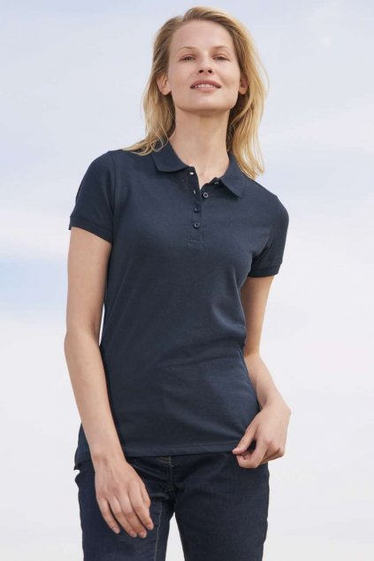 SOL'S PASSION - WOMEN'S POLO SHIRT Atoll Blue (Vyberte barvu atol modrá, Velikost 2XL)