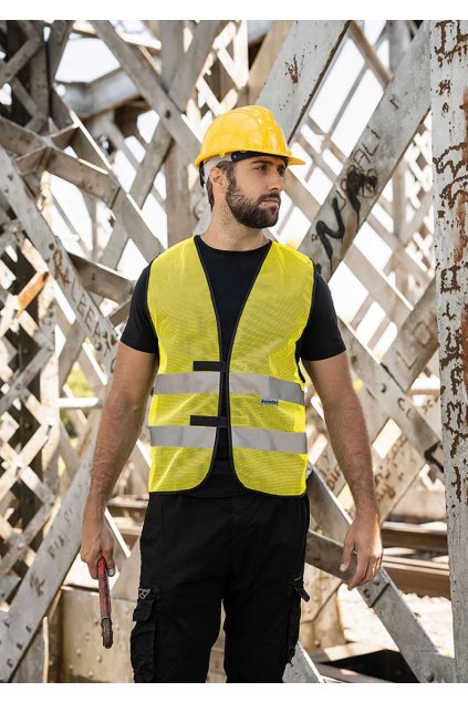 MESH-VEST "THESSALONIKI" Yellow (Vyberte barvu žlutá, Velikost S)