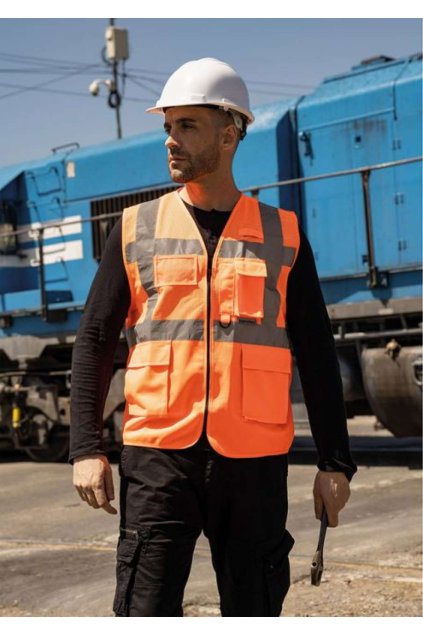 MESH MULTIFUNCTIONAL VEST "ATHENS" Yellow (Vyberte barvu žlutá, Velikost S)