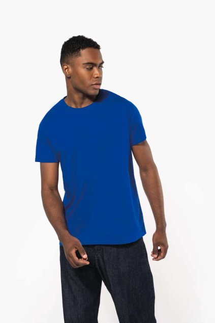 BIO150IC MEN'S ROUND NECK T-SHIRT Cloudy Blue Heather (Vyberte barvu Cloudy Blue Heather, Velikost S)