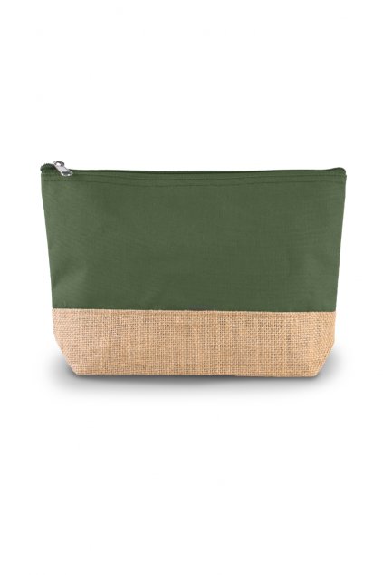 CANVAS & JUTE POUCH Navy/Natural White (Vyberte barvu námořnická modrá / přírodní bílá, Velikost U)