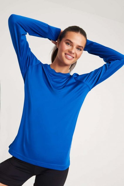 LONG SLEEVE ACTIVE T French Navy (Vyberte barvu FRA námořnická modrá, Velikost S)