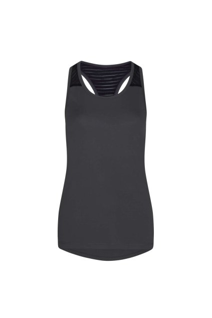 WOMEN'S COOL SMOOTH WORKOUT VEST Hot Pink/Jet Black (Vyberte barvu Hot Pink/Jet Black, Velikost XS)