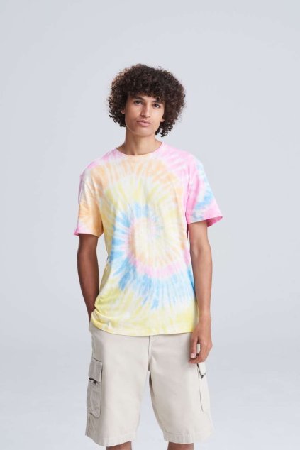 TIE-DYE T Blue Cloud (Vyberte barvu modrý mrak, Velikost XS)