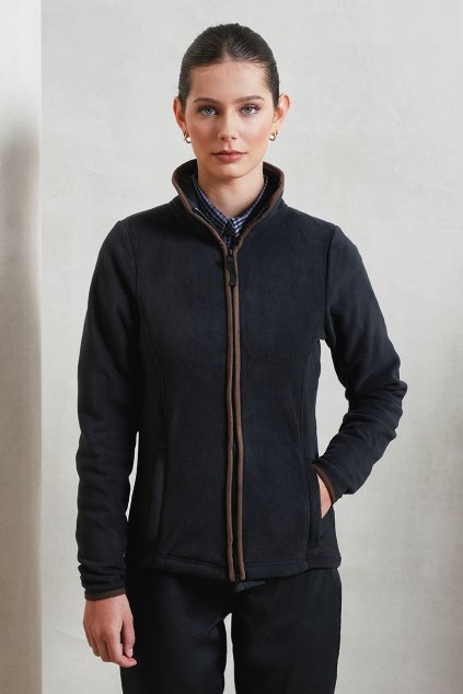 WOMEN'S 'ARTISAN' FLEECE JACKET Black/Black (Vyberte barvu černá / černá, Velikost S)