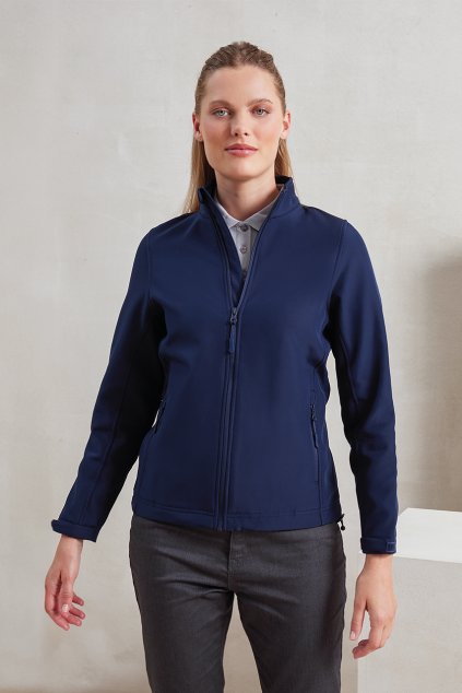 WOMEN’S WINDCHECKER® PRINTABLE & RECYCLED SOFTSHELL JACKET Navy (Vyberte barvu námořnická modrá, Velikost S)