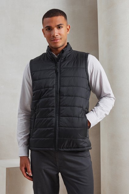MEN'S 'RECYCLIGHT' PADDED GILET Navy (Vyberte barvu námořnická modrá, Velikost S)