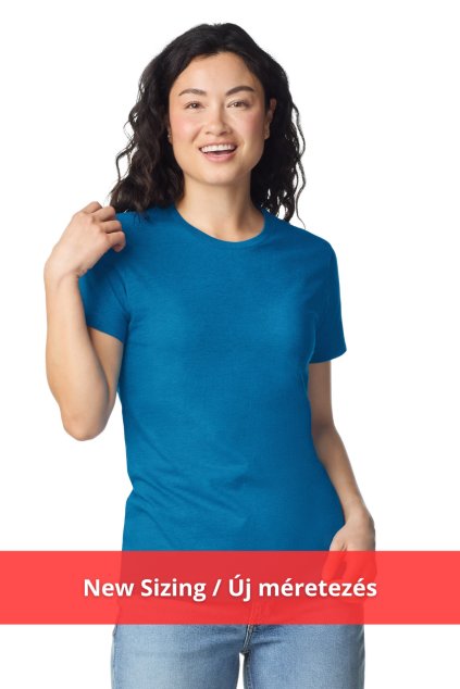 SOFTSTYLE™ LADIES' T-SHIRT Azalea (Vyberte barvu azalková růžová, Velikost 2XL)