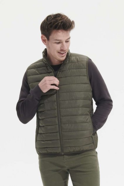 SOL'S STREAM BW MEN - LIGHTWEIGHT BODYWARMER Black (Vyberte barvu černá, Velikost S)