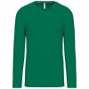 MEN'S LONG-SLEEVED V-NECK T-SHIRT Navy (Vyberte barvu námořnická modrá, Velikost 2XL)