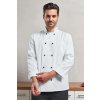 ‘CUISINE' LONG SLEEVE CHEF’S JACKET Black (Vyberte barvu černá, Velikost XS)