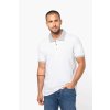MEN'S TWO-TONE PIQUÉ POLO SHIRT Red/Black (Vyberte barvu červená / černá, Velikost S)