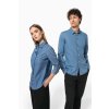 LADIES’ DENIM SHIRT Chambray Blue (Vyberte barvu chambray modrá, Velikost M)