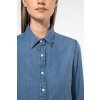 LADIES’ DENIM SHIRT Chambray Blue (Vyberte barvu chambray modrá, Velikost M)