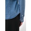 LADIES’ DENIM SHIRT Chambray Blue (Vyberte barvu chambray modrá, Velikost M)