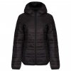 WOMENS HOODED PACKAWAY FIREDOWN JACKET Black/Black (Vyberte barvu černá / černá, Velikost S)