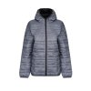 WOMENS HOODED PACKAWAY FIREDOWN JACKET Black/Black (Vyberte barvu černá / černá, Velikost S)