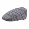 ACRE TWEED-EFFECT FLATCAP Grey Check (Vyberte barvu Grey Check, Velikost L/XL)