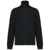 UNISEX MICROFLEECE ELASTICATED JACKET Black (Vyberte barvu černá, Velikost XS)