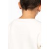 KIDS' ECO-FRIENDLY ROUND NECK SWEATSHIRT Ivory (Vyberte barvu slonovinová béžová, Velikost 6/8)