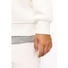 KIDS' ECO-FRIENDLY ROUND NECK SWEATSHIRT Ivory (Vyberte barvu slonovinová béžová, Velikost 6/8)