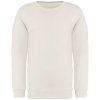 KIDS' ECO-FRIENDLY ROUND NECK SWEATSHIRT Ivory (Vyberte barvu slonovinová béžová, Velikost 6/8)