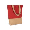 SHOPPING BAG IN COTTON AND BONDED JUTE THREADS Natural (Vyberte barvu přírodní, Velikost U)