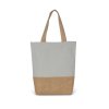 SHOPPING BAG IN COTTON AND BONDED JUTE THREADS Natural (Vyberte barvu přírodní, Velikost U)