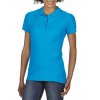 SOFTSTYLE<SUP>®</SUP> LADIES' DOUBLE PIQUÉ POLO Black (Vyberte barvu černá, Velikost M)