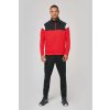 ADULT ZIPPED TRACKSUIT JACKET Sporty Red/Black (Vyberte barvu sportovní červená / černá, Velikost XS)
