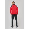 ADULT ZIPPED TRACKSUIT JACKET Sporty Red/Black (Vyberte barvu sportovní červená / černá, Velikost XS)
