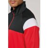ADULT ZIPPED TRACKSUIT JACKET Sporty Red/Black (Vyberte barvu sportovní červená / černá, Velikost XS)