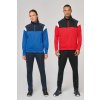 ADULT ZIPPED TRACKSUIT JACKET Sporty Red/Black (Vyberte barvu sportovní červená / černá, Velikost XS)