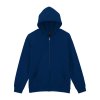 SOFTSTYLE™ MIDWEIGHT FLEECE ADULT FULL ZIP HOODED SWEATSHIRT Sand (Vyberte barvu písková, Velikost S)