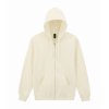 SOFTSTYLE® MIDWEIGHT FLEECE ADULT FULL ZIP HOODED SWEATSHIRT Sand (Vyberte barvu písková, Velikost S)