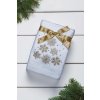 OLIMA CHRISTMAS TOWEL - SNOWFLAKES I White (Vyberte barvu bílá, Velikost 45X70)