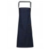 'DISTRICT' WAXED LOOK DENIM BIB APRON Black Denim (Vyberte barvu černá džínovina, Velikost U)