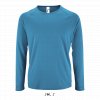 SOL'S SPORTY LSL MEN - LONG SLEEVE SPORTS T-SHIRT Aqua (Vyberte barvu vodní modrá, Velikost S)