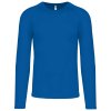 ADULTS' LONG-SLEEVED BASE LAYER SPORTS T-SHIRT Black (Vyberte barvu černá, Velikost XS)