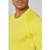 ADULTS' LONG-SLEEVED BASE LAYER SPORTS T-SHIRT Black (Vyberte barvu černá, Velikost XS)