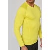 ADULTS' LONG-SLEEVED BASE LAYER SPORTS T-SHIRT Black (Vyberte barvu černá, Velikost XS)
