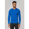 ADULTS' LONG-SLEEVED BASE LAYER SPORTS T-SHIRT Black (Vyberte barvu černá, Velikost XS)
