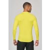 ADULTS' LONG-SLEEVED BASE LAYER SPORTS T-SHIRT Black (Vyberte barvu černá, Velikost XS)