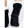 SHERPA-LINED LOUNGE SOCKS Angora Melange (Vyberte barvu angora béžová melír, Velikost U)