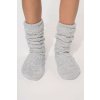 SHERPA-LINED LOUNGE SOCKS Angora Melange (Vyberte barvu angora béžová melír, Velikost U)