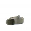 NYLON CANVAS BELT Dark Grey/Black (Vyberte barvu tmavě šedá / černá, Velikost U)