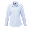 WOMEN'S LONG SLEEVE GINGHAM MICROCHECK SHIRT Black/White (Vyberte barvu černá / bílá, Velikost XS)