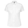 LADIES’ SHORT-SLEEVED PILOT SHIRT White (Vyberte barvu bílá, Velikost S)